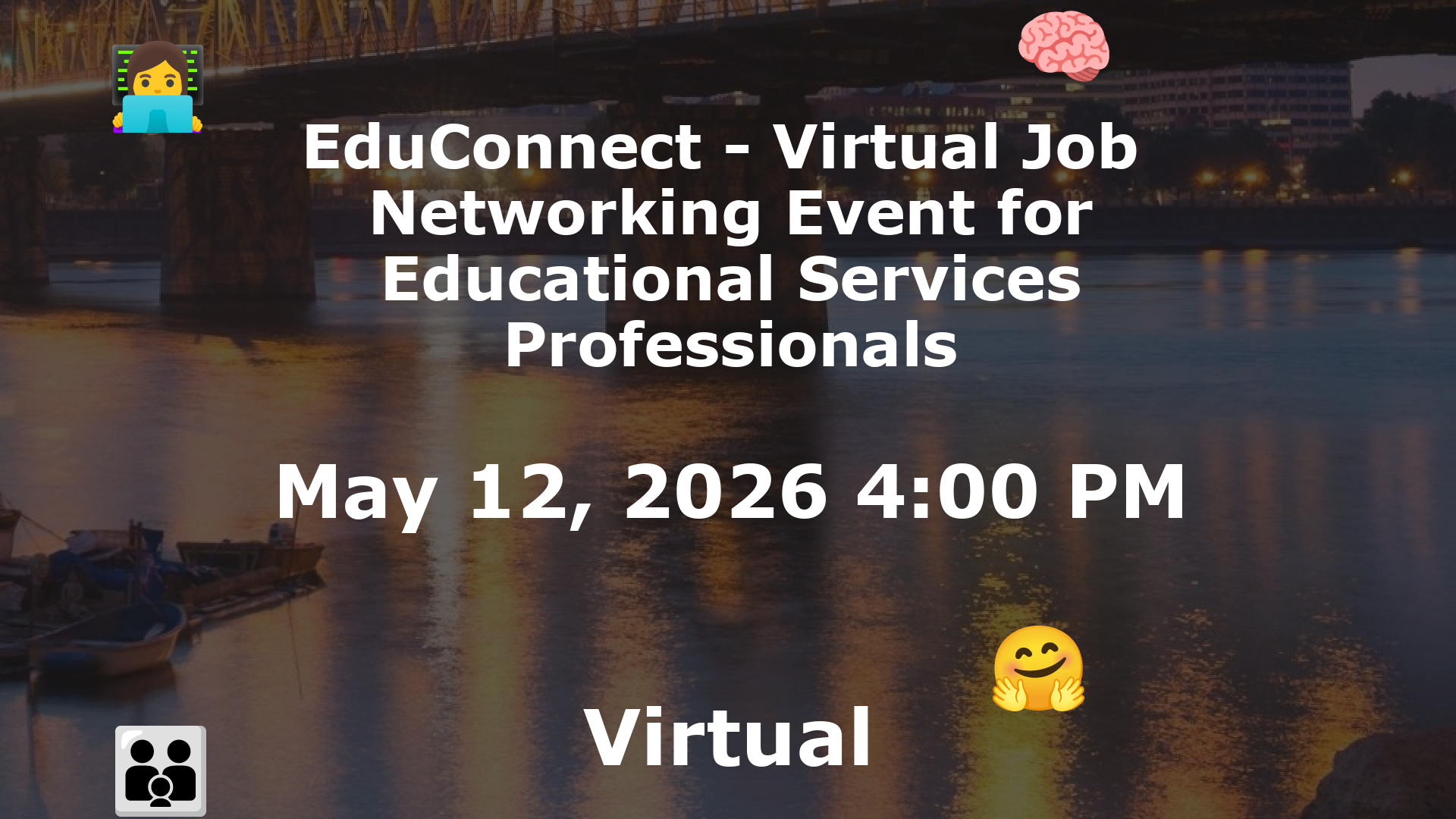 EduConnect - Virtual Job  Networking Event for Educational Services Professionals event image